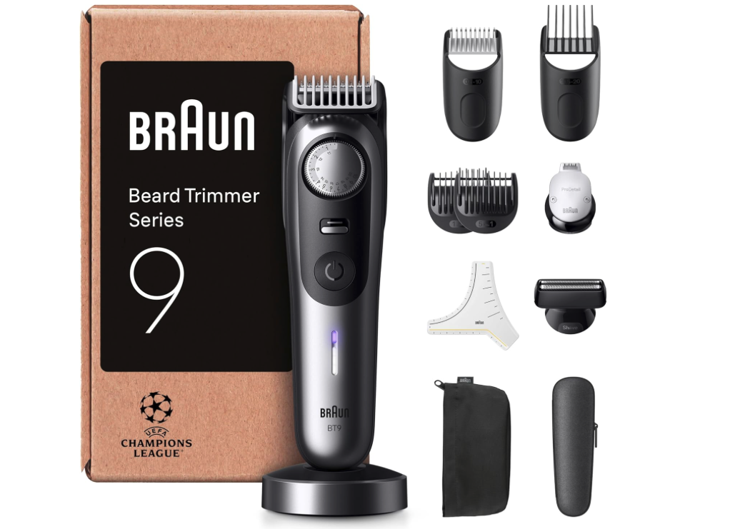 Braun Barttrimmer Serie 9 mit 11 Barber Tools für 109,99€ (statt 142€)