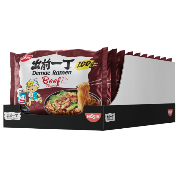 🍜 10x Nissin Demae Ramen Beef Instant-Nudeln für 6,17€ (statt 9€)