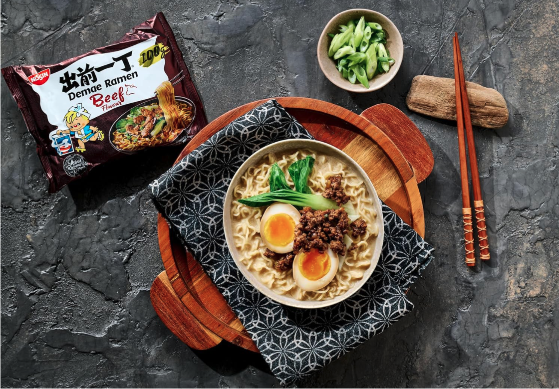 🍜 10x Nissin Demae Ramen Beef Instant Nudeln für 6,17€ (statt 9€)