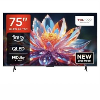 📺 TCL 75T6C 75″ 4K UHD QLED Smart TV für 599€ (statt 699€)