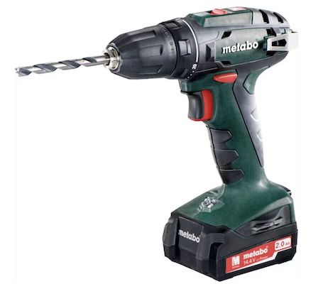 Metabo Akku Bohrschrauber mit 2x 2,0 Ah Akkus für 75,90€ (statt 91€)