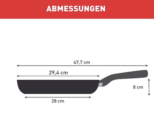 🍳 Tefal Infinite Induktionspfanne mit 28 cm für 30,28€ (statt 38€)