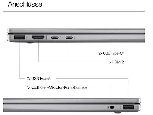 🔝💻 HP Envy x360 2 in 1 Convertible Laptop mit 16GB/1TB für 914€ (statt 1.049€)