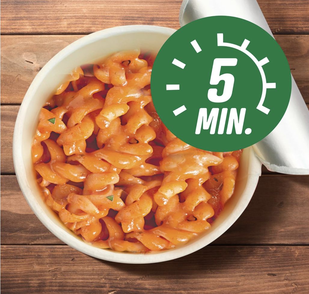 8x 63 g Knorr Pasta Snack Pot Tomato & Mozzarella für 5,99€ (statt 11€)