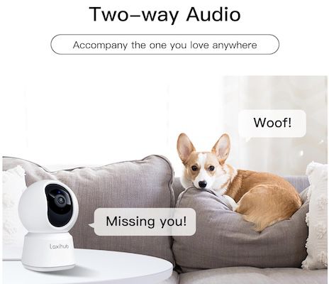🐩📸 LAXIHUB Hundekamera mit App Steuerung für 20,39€ (statt 30€)