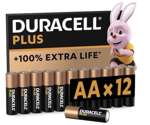 🪫🔋 12x Duracell Plus AA Batterien für 7,59€ (statt 11€)