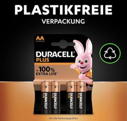 🪫🔋 12x Duracell Plus AA Batterien für 7,59€ (statt 11€)