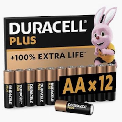 🪫🔋 12x Duracell Plus AA Batterien für 7,59€ (statt 11€)