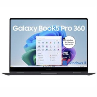 🔥🔝💻 Samsung Galaxy Book5 Pro 360 2-in-1-Laptop mit 16/512 GB für 1.400€ (statt 1.886€)