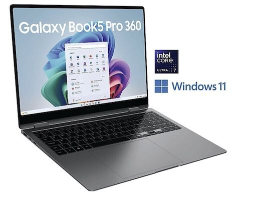 🔥🔝💻 Samsung Galaxy Book5 Pro 360 2 in 1 Laptop mit 16/512 GB für 1.450€ (statt 1.886€)