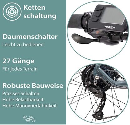 🔝🚵🏻‍♂️ Tretwerk Bolt 27 E Bike mit 27 Gängen & bis 100km Reichweite für 928€ (statt 1.047€)