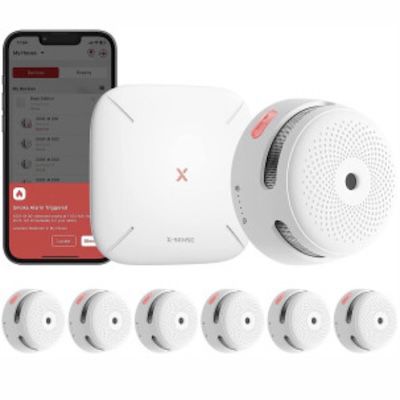 🔥🙅🏼‍♂️ 6er X-Sense Smart Rauchmelder mit Basisstation & TÜV-Zertifikat für 97€ (statt 121€)