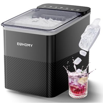 🧊 EUHOMY Eiswürfelmaschine mit 2 Eiswürfelgrößen für 76,49€ (statt 110€)