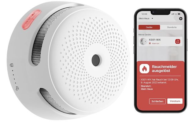 🔥🚫 X Sense XS01 WX Rauchwarnmelder mit App für 31,99€ (statt 38€)