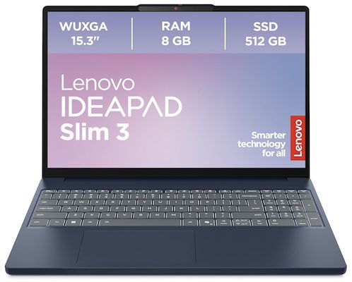 💻 Lenovo IdeaPad Slim 3 Laptop mit 15.6 Zoll & 16/512GB für 539,99€ (statt 599€)