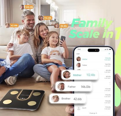 ⚖️ RunSTAR Körperfettwaage mit App für 42,49€ (statt 50€)