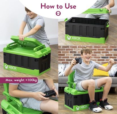🎮 Numskull Hogwarts Legacy 2 in 1 Aufbewahrungsbox & Klappstuhl für 35€ (statt 53€)