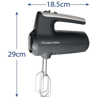 👩‍🍳🍰 Russell Hobbs Handmixer mit 5 Geschwindigkeiten ab 25,20€ (statt 33€)