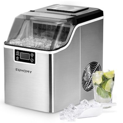 🧊 Euhomy Eiswürfelmaschine mit 24 Eiswürfeln in 13 Minuten für 161€ (statt 190€)