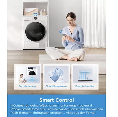 🧺 Midea Wärmepumpentrockner mit 8kg für 360€ (statt 450€)