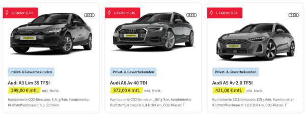 🚘 Audi Gebrauchtwagen Wochen bis 13. Oktober ➡️ Jahreswagen im Leasing