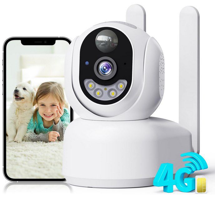 📷 PESAIR 4G 2K PTZ Überwachungskamera für 39,99€ (statt 50€)