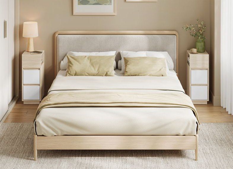 2er Set VASAGLE Schmaler Nachttisch mit Schubladen für 47,99€ (statt 74€)