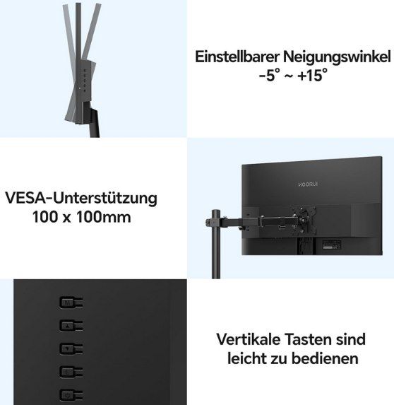 🔆 KOORUI E2412F   24 Zoll FHD Monitor (100Hz) für 69,70€ (statt 90€)