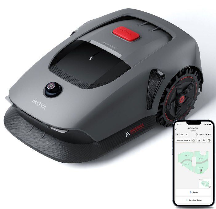 Dreame MOVA 1000 Mähroboter mit Umgebungserkennung für 839€ (statt 999€)