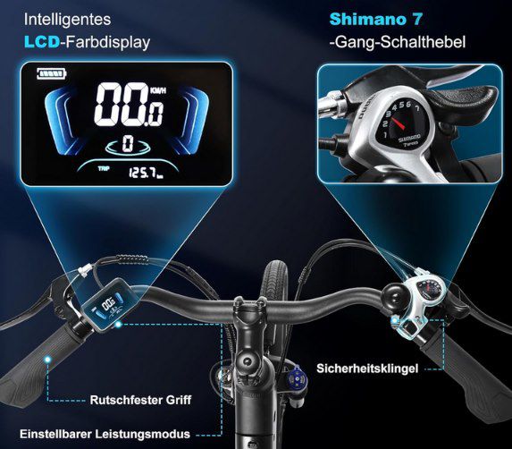 🚴 Oryxearth 27,5 Zoll E Bike mit 250W Motor & 10Ah/36V Akku für 1.049,99€ (statt 1.500€)