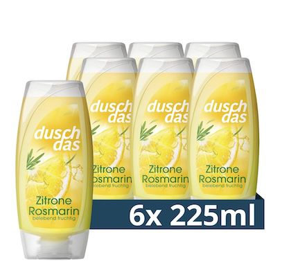 🚿 6x Duschdas Duschgel Zitrone Rosmarin ab 5,35€ (statt 11€)