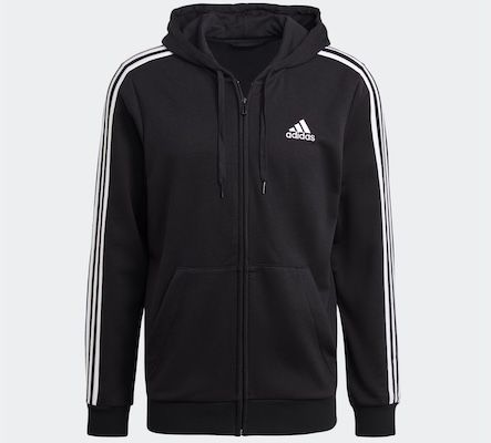 🧥 adidas 3 Stripes French Terry Kapuzenjacke für 26€ (statt 48€)