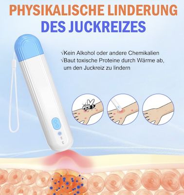 🦟 Korffe Insektenstichheiler mit 6 Stufen für 9,99€ (statt 20€)
