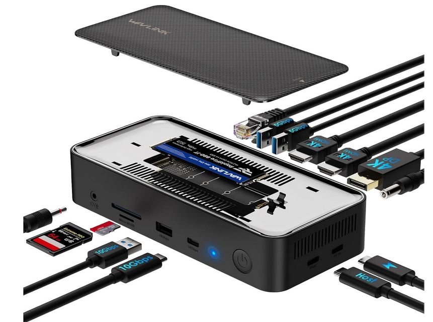 WAVLINK Docking Station 3 – USB HDMI Speicher Unterstützung für 54,99€ (statt 110€)