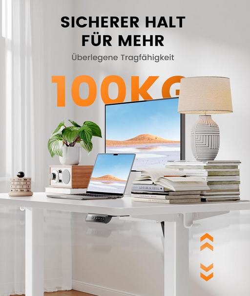 ErGear Höhenverstellbarer Schreibtisch 160 x 80cm für 159,79€ (statt 209€)