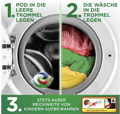 🧺 100 WL Ariel Waschmittel Pods All in 1 ab 18,99€ (statt 33€)
