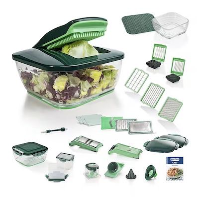 🥕🥒 Genius Nicer Dicer Chef Deluxe XXL (34-teilig) für 84,71€ (statt 140€)