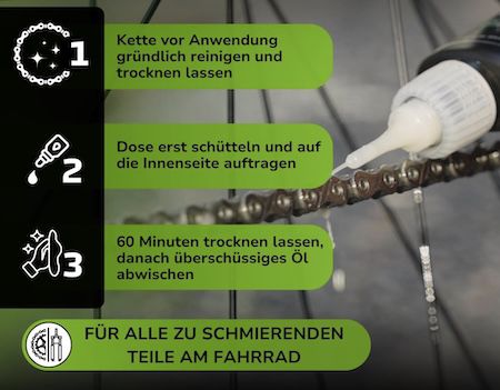 🛢️ 50 ml DR. WACK F100 Trocken Kettenöl für 5,99€ (statt 9€)
