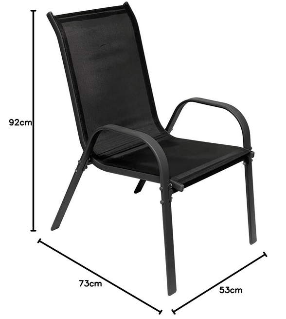 4x Mojawo Outdoor  Stapel Gartenstühle für 89,99€ (statt 110€)