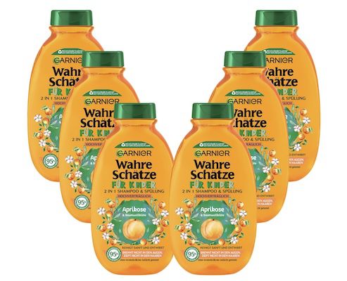 🧴 6x Garnier Mildes Kinder Pflegeshampoo ab 9€ (statt 18€)