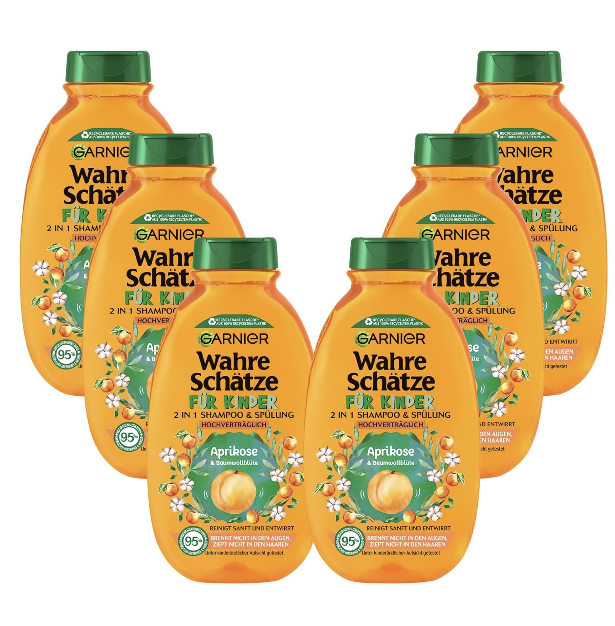 🧴 6x Garnier Mildes Kinder Pflegeshampoo ab 9€ (statt 18€)