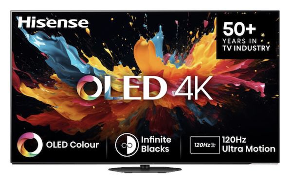 📺 55 Zoll OLED Hisense A85N UHD Fernseher für 722,45€ (statt 915€)