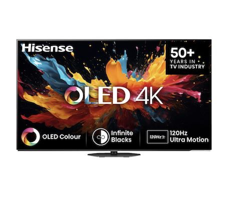 📺 55 Zoll OLED Hisense A85N UHD Fernseher für 722,45€ (statt 915€)