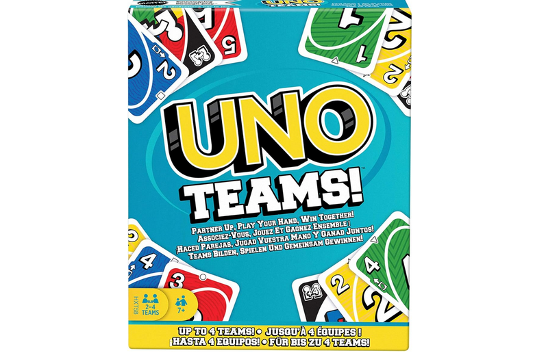 👑 Mattel UNO Teams Familien Game für 7,99€ (statt 13€)