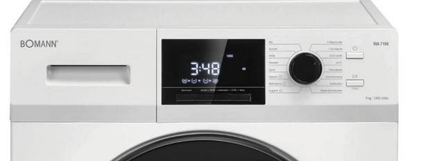 Bomann WA 7196 Waschmaschine 9kg 1.400U/min für 318,99€ (statt 347€)