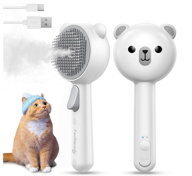 Feelneeda 4-1 Tierhaarbürste Hund Katze & Co. für 12,74€ (statt 20€)