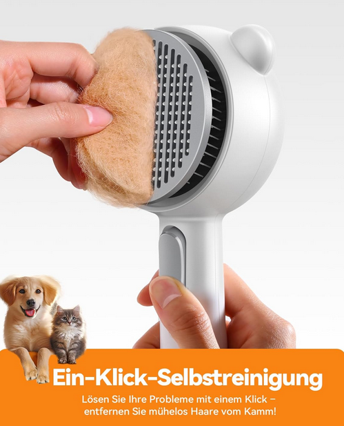 Feelneeda 4 1 Tierhaarbürste Hund Katze & Co. für 12,74€ (statt 20€)