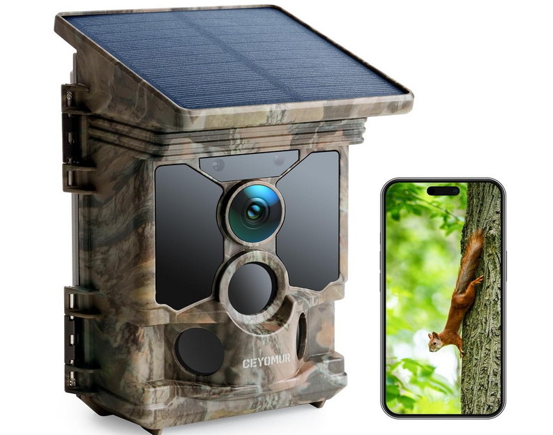 Ceyomur CY95 Solar Wildkamera WiFi für 59,99€ (statt 80€)