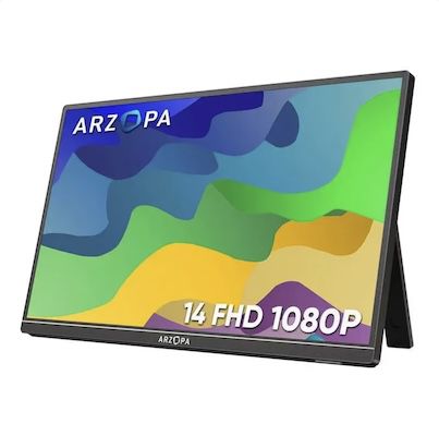 🖥️ Arzopa A1S Portabler 14″ Monitor FHD für 64,61€ (statt 92€)