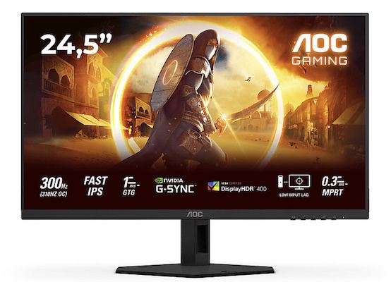 🖥️ AOC 25G4SRE    25 Zoll FHD Gaming Monitor 300 Hz für 149€ (statt 204€)